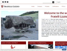 Tablet Screenshot of fratellilizzio.it